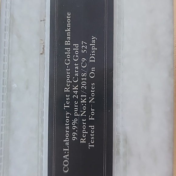 Gold Banknote Collection Set - Picture 7 of 7